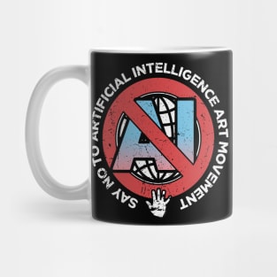 Say no to AI Art Movement Mug